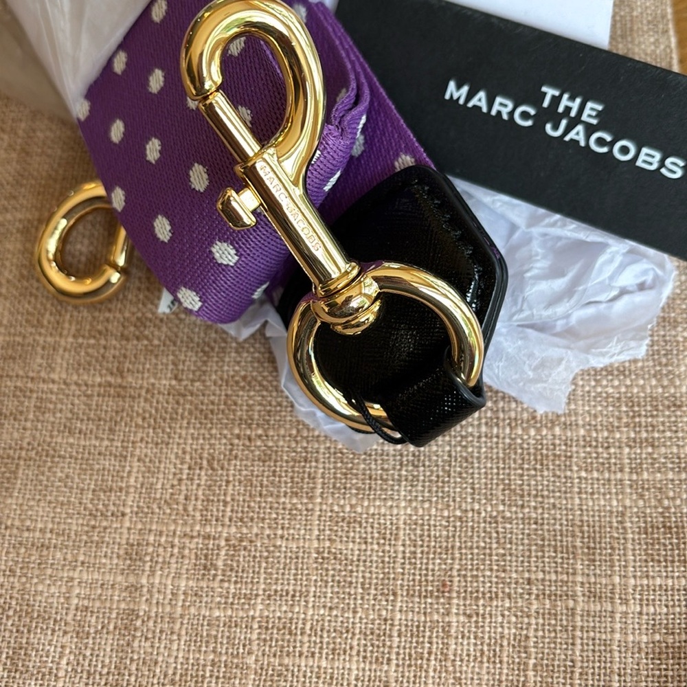 Marc Jacobs Purple Strap with Gold Accents